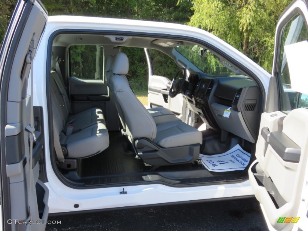 2015 F150 XL SuperCab - Oxford White / Medium Earth Gray photo #21