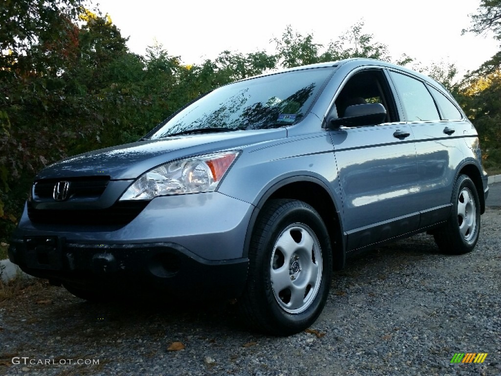 2009 CR-V LX 4WD - Glacier Blue Metallic / Gray photo #1