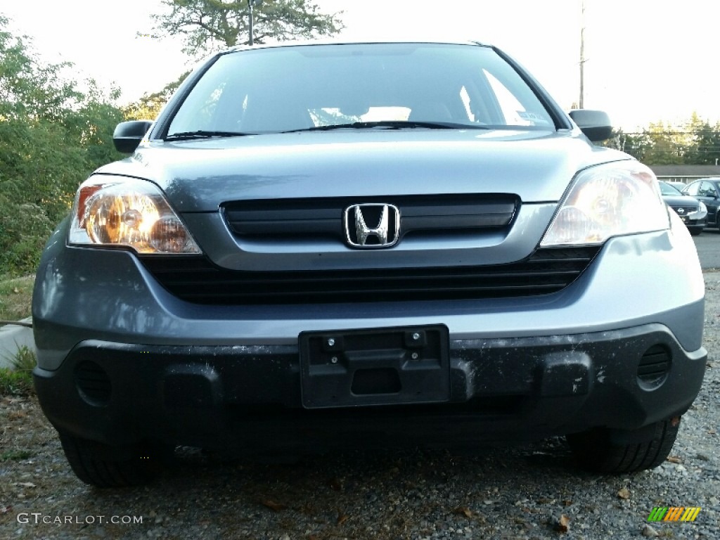 2009 CR-V LX 4WD - Glacier Blue Metallic / Gray photo #2