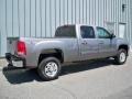 2007 Steel Gray Metallic GMC Sierra 2500HD SLT Crew Cab 4x4  photo #3