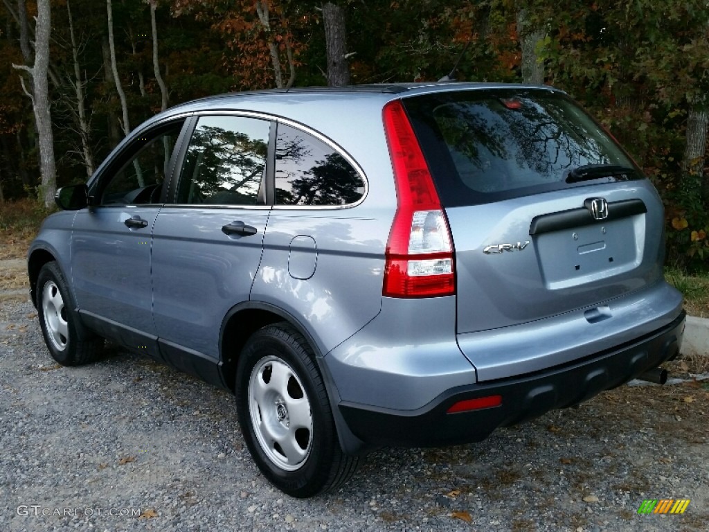 2009 CR-V LX 4WD - Glacier Blue Metallic / Gray photo #6