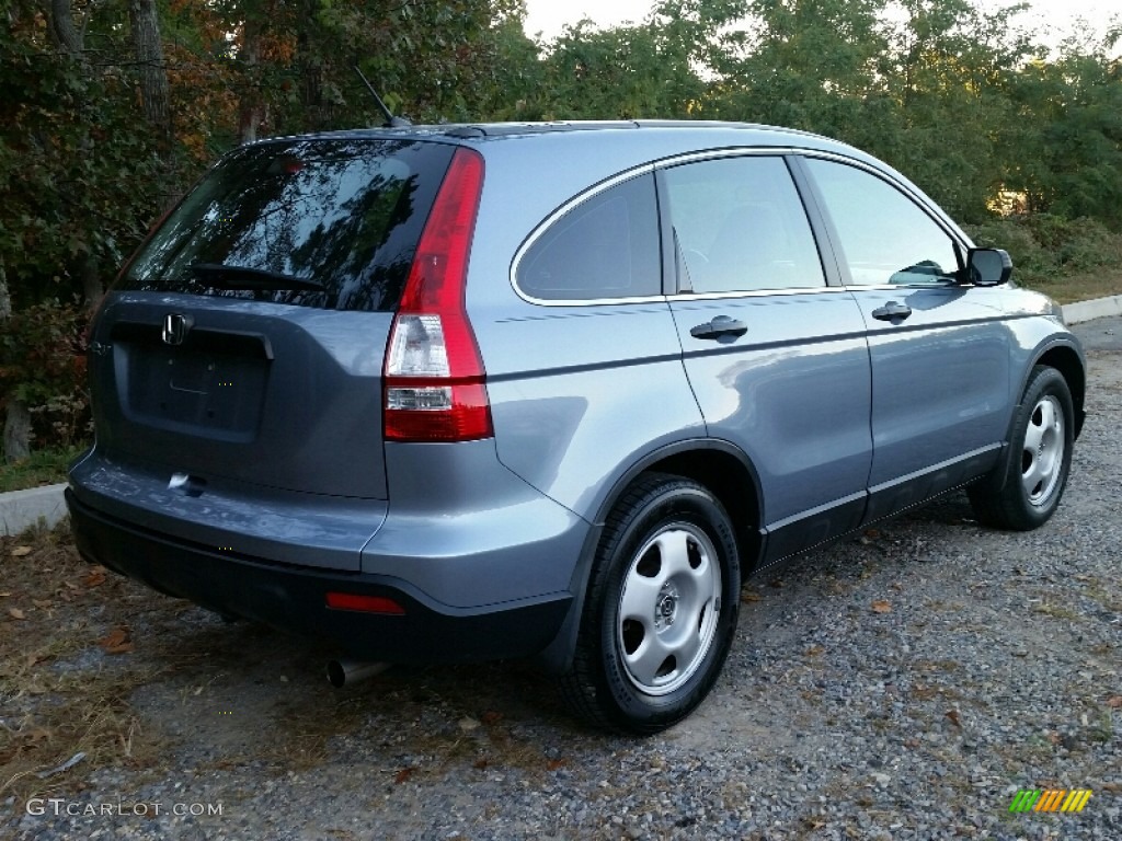2009 CR-V LX 4WD - Glacier Blue Metallic / Gray photo #7