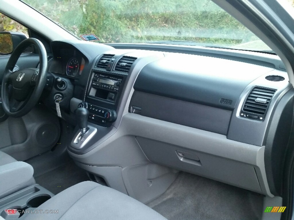 2009 CR-V LX 4WD - Glacier Blue Metallic / Gray photo #9