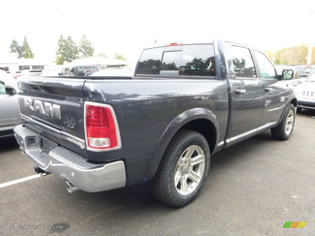 2016 1500 Laramie Limited Crew Cab 4x4 - Maximum Steel Metallic / Black photo #7