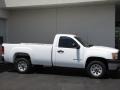 2008 Summit White GMC Sierra 1500 Regular Cab  photo #4