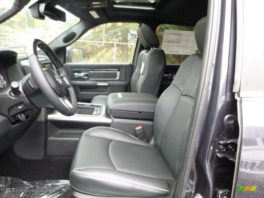 Black Interior 2016 Ram 1500 Laramie Limited Crew Cab 4x4