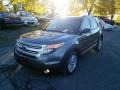 2014 Sterling Gray Ford Explorer XLT 4WD  photo #3