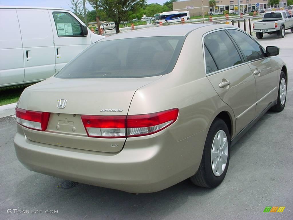 2003 Accord LX Sedan - Desert Mist Metallic / Ivory photo #3