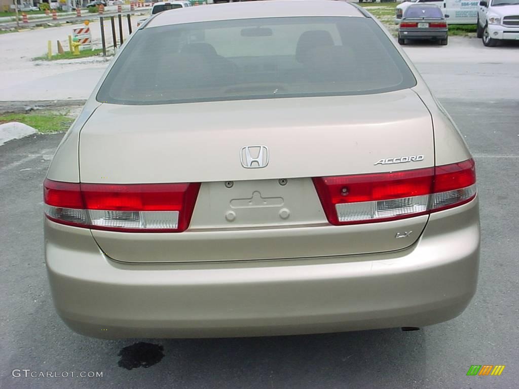 2003 Accord LX Sedan - Desert Mist Metallic / Ivory photo #4