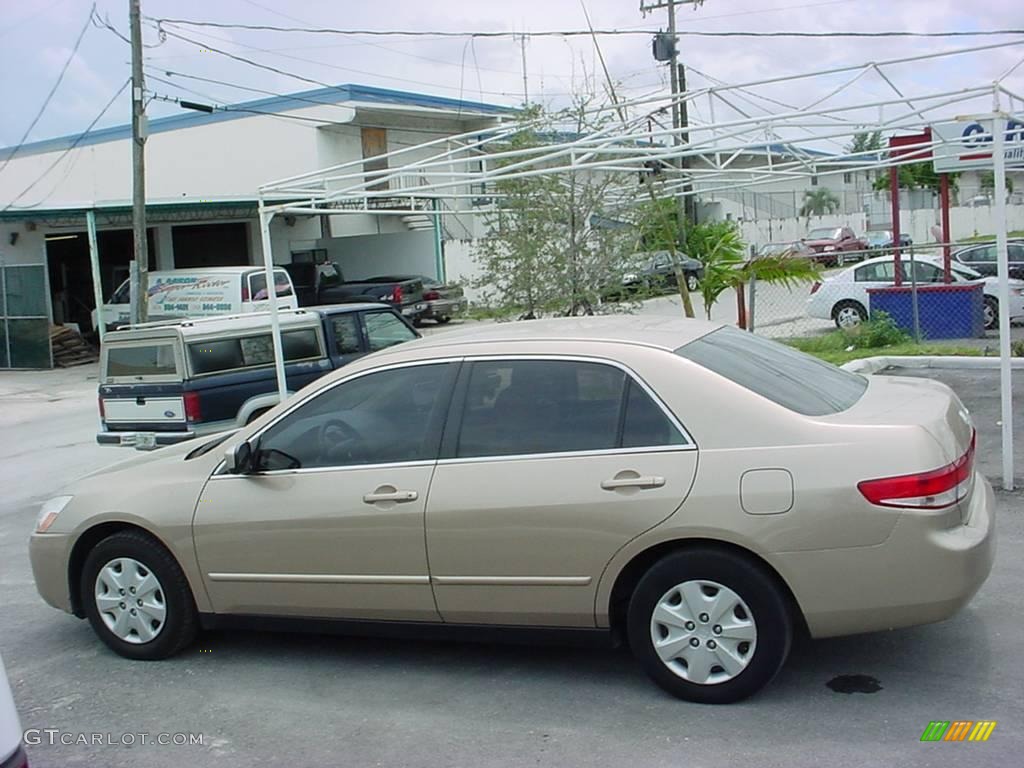 2003 Accord LX Sedan - Desert Mist Metallic / Ivory photo #6