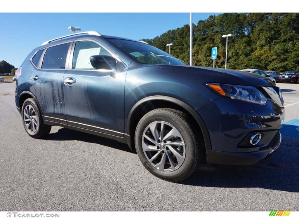 Arctic Blue Metallic 2016 Nissan Rogue SL Exterior Photo #108178132