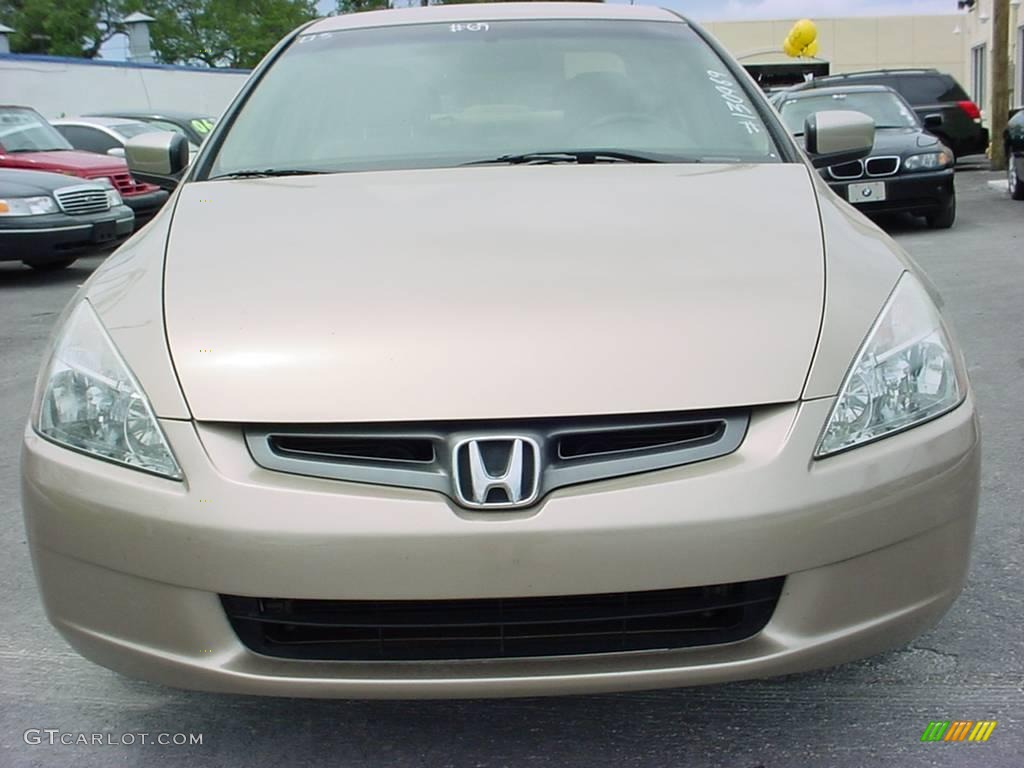 2003 Accord LX Sedan - Desert Mist Metallic / Ivory photo #8