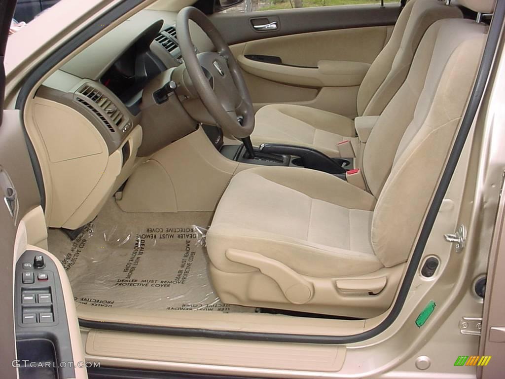 2003 Accord LX Sedan - Desert Mist Metallic / Ivory photo #9