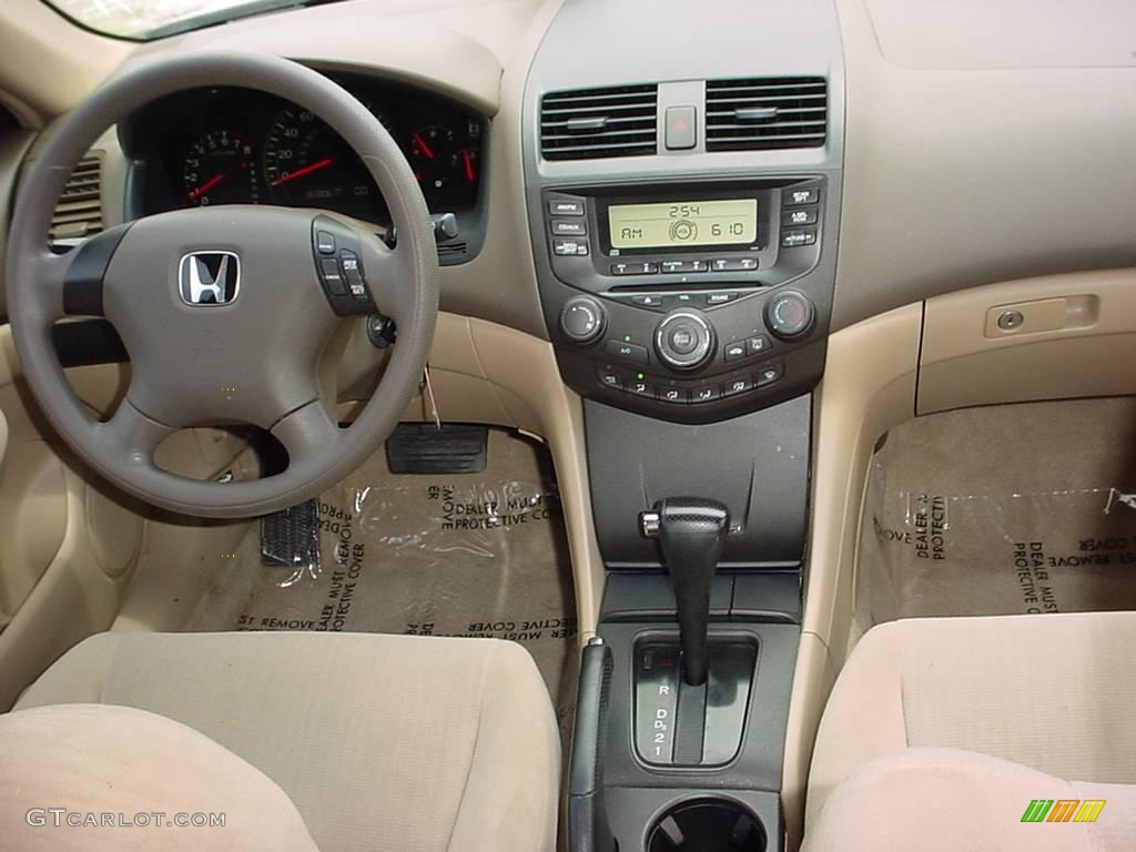 2003 Accord LX Sedan - Desert Mist Metallic / Ivory photo #12