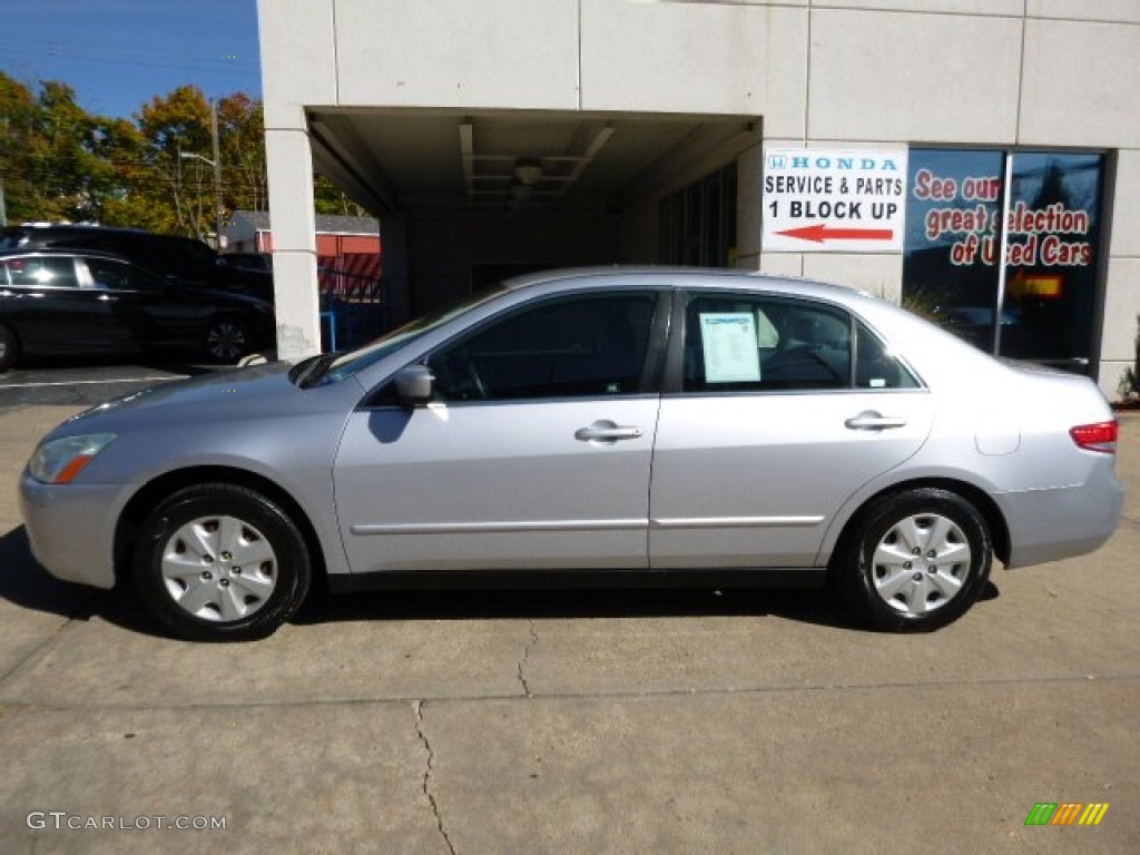 2003 Accord LX Sedan - Satin Silver Metallic / Black photo #2