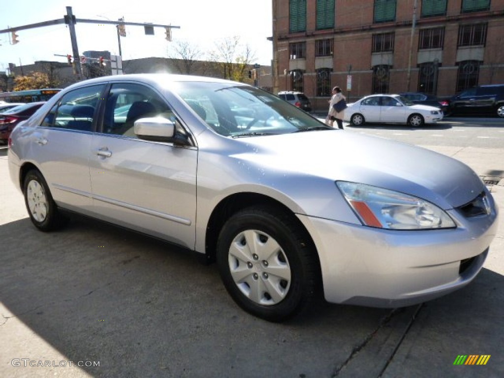 2003 Accord LX Sedan - Satin Silver Metallic / Black photo #3
