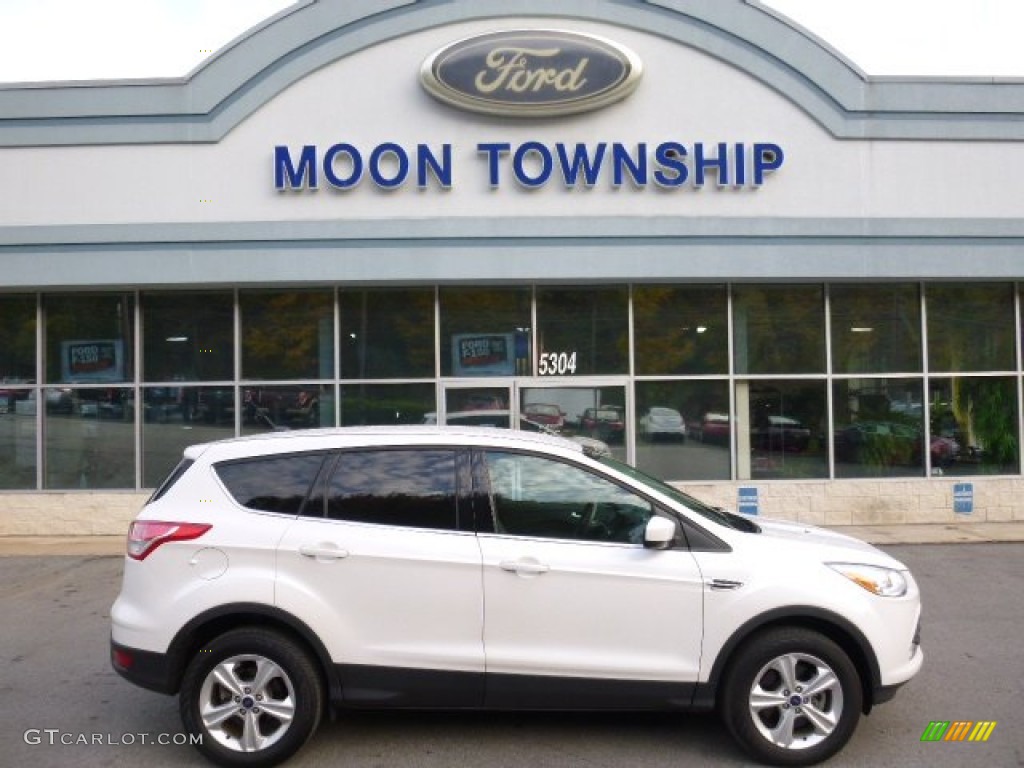 2013 Escape SE 1.6L EcoBoost 4WD - Oxford White / Medium Light Stone photo #1
