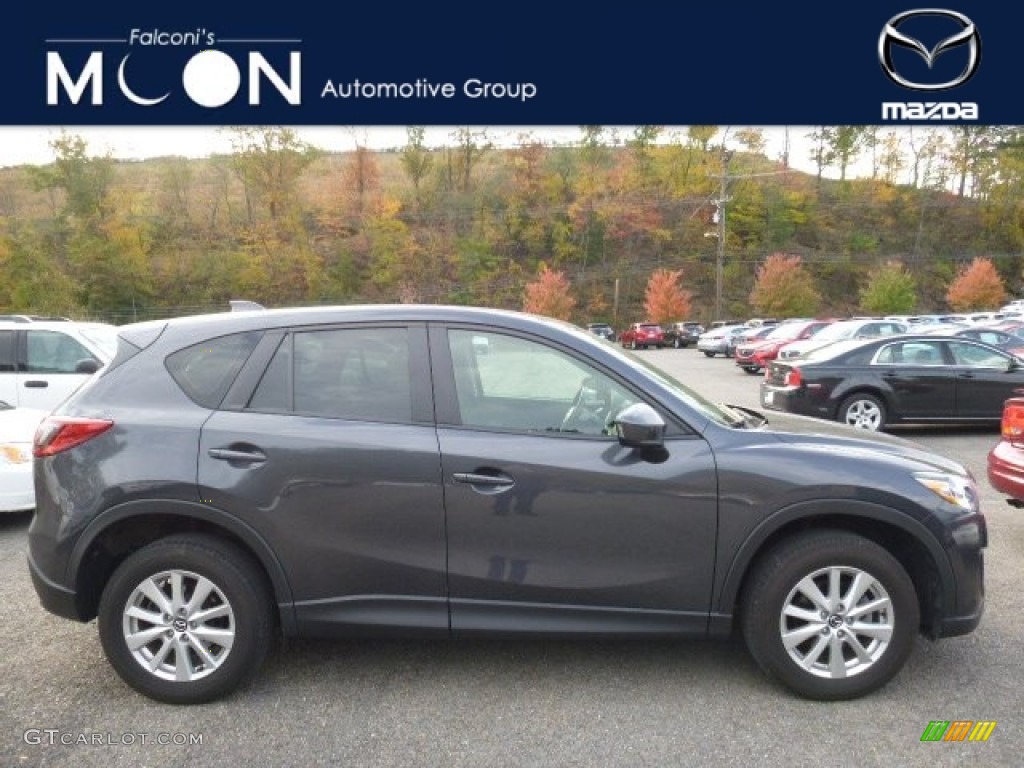 2014 CX-5 Sport AWD - Meteor Gray Mica / Black photo #1