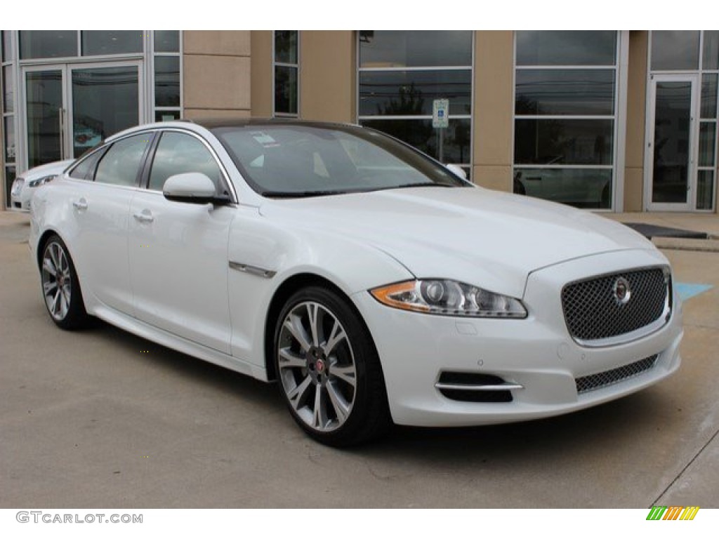 Polaris White 2015 Jaguar XJ XJ Exterior Photo #108185299