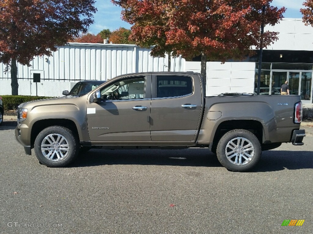 Bronze Alloy Metallic 2016 GMC Canyon SLT Crew Cab 4x4 Exterior Photo #108185491
