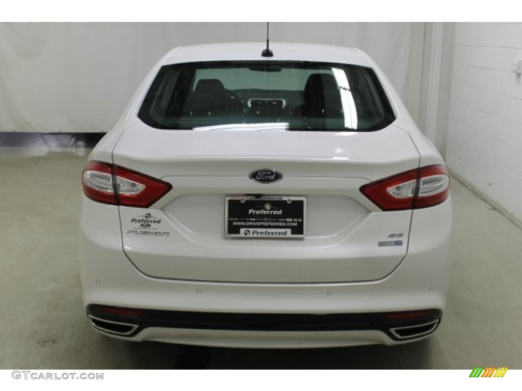 2016 Fusion SE AWD - White Platinum Tri-Coat Metallic / Charcoal Black photo #5