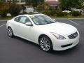 2008 Ivory Pearl White Infiniti G 37 Journey Coupe  photo #1