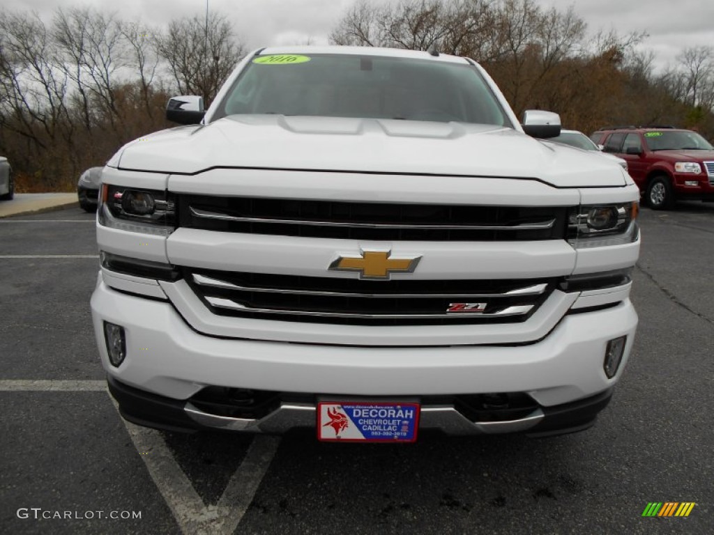 2016 Silverado 1500 LTZ Z71 Double Cab 4x4 - Summit White / Dark Ash/Jet Black photo #23