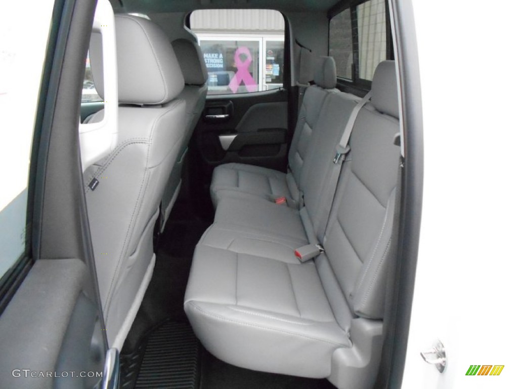2016 Chevrolet Silverado 1500 LTZ Z71 Double Cab 4x4 Rear Seat Photo #108190997