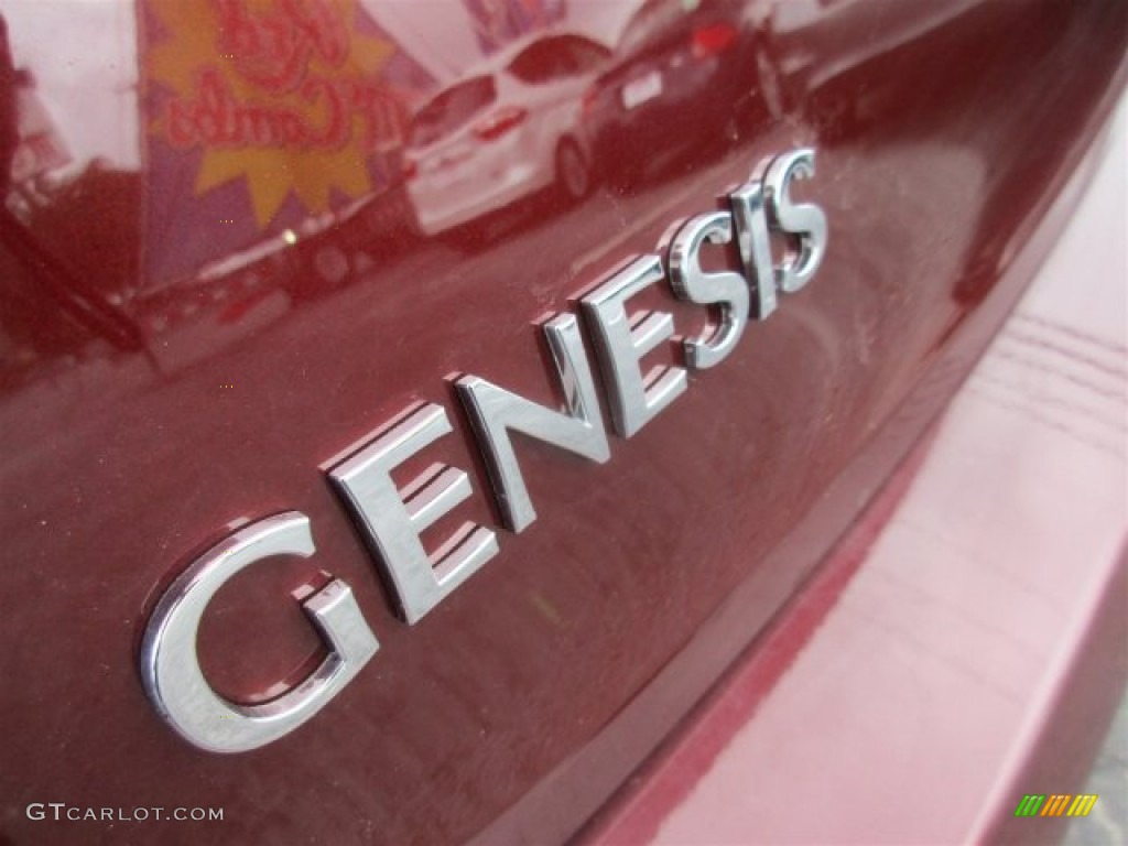 2015 Genesis 3.8 Sedan - Pamplona Red / Gray photo #6