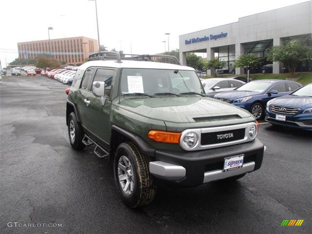 2014 FJ Cruiser 4WD - Army Green / Dark Charcoal photo #8