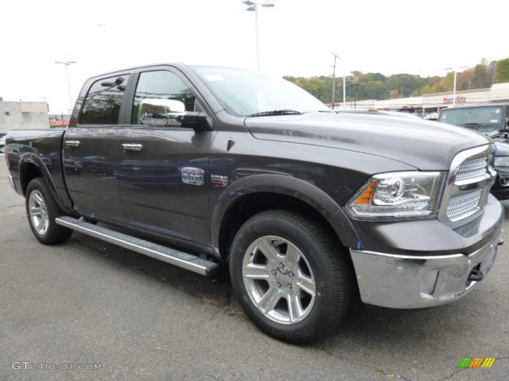 2016 1500 Laramie Longhorn Crew Cab 4x4 - Granite Crystal Metallic / Black/Cattle Tan photo #5