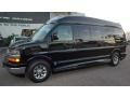 2012 Black Chevrolet Express LT 3500 Passenger Van  photo #7