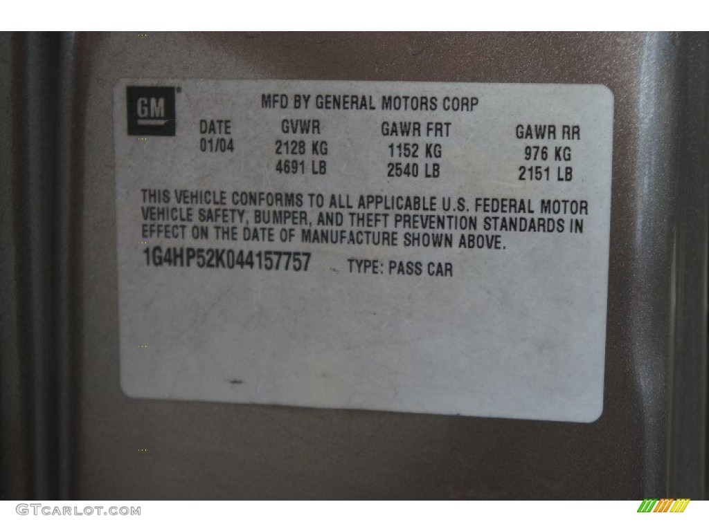 2004 LeSabre Custom - Light Bronzemist Metallic / Light Cashmere photo #13