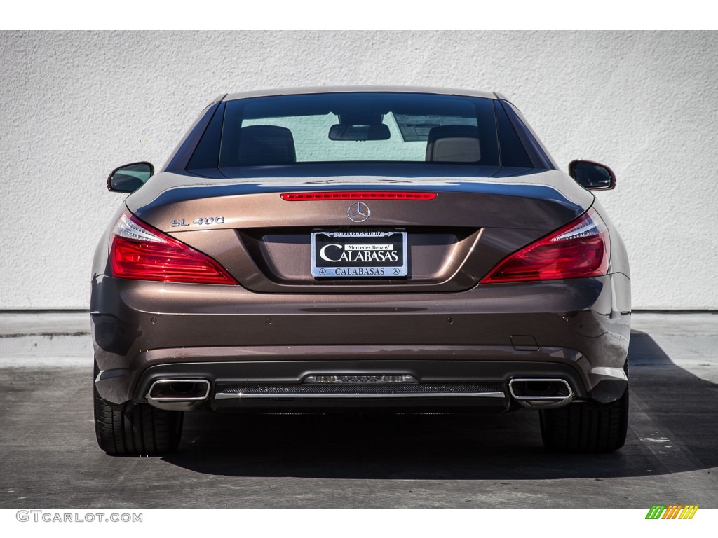 2016 SL 400 Roadster - Dolomite Brown Metallic / Nut Brown/Black Nappa photo #3