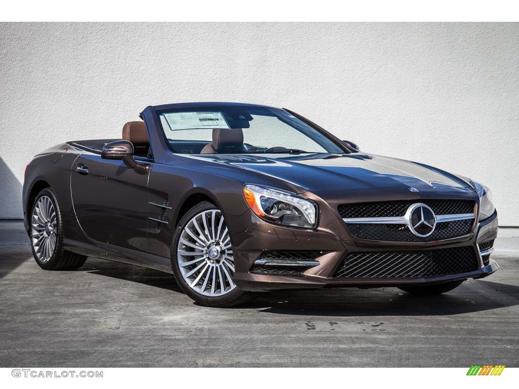 Dolomite Brown Metallic 2016 Mercedes-Benz SL 400 Roadster Exterior Photo #108198135