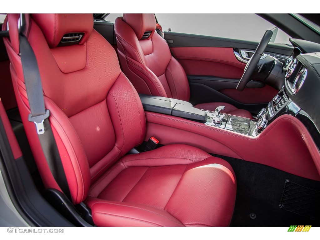 Bengal Red/Black Interior 2016 Mercedes-Benz SL 400 Roadster Photo #108198374