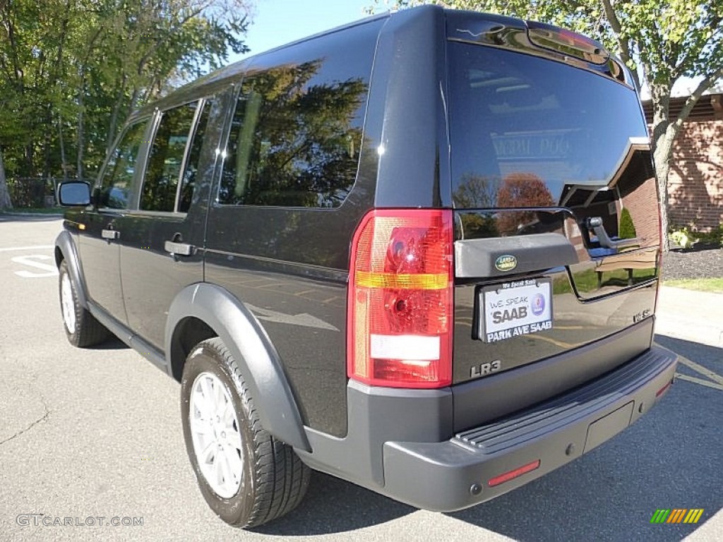 2007 LR3 V8 SE - Java Black Pearl / Ebony Black photo #3