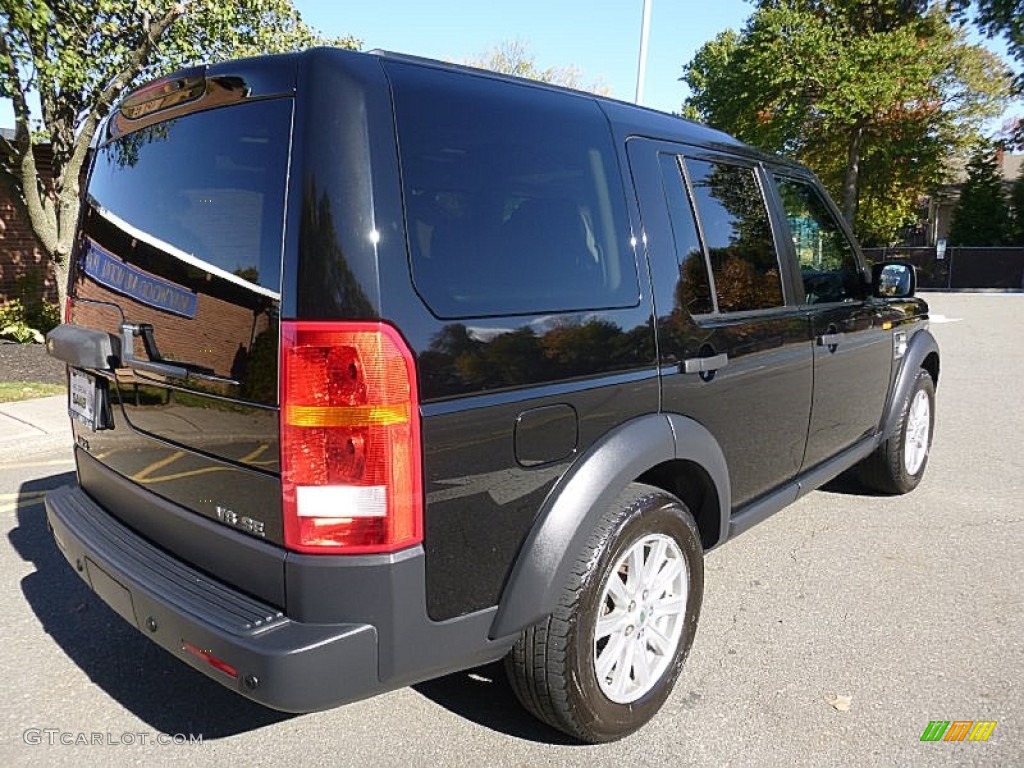 2007 LR3 V8 SE - Java Black Pearl / Ebony Black photo #5