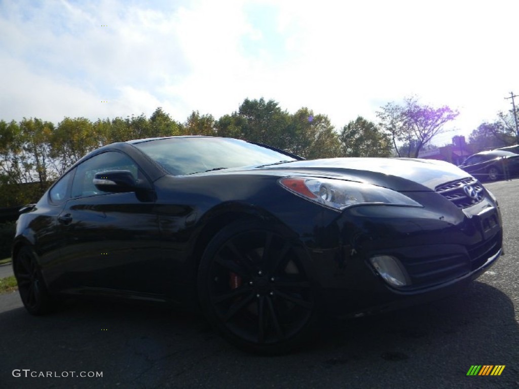 2010 Genesis Coupe 3.8 Track - Bathurst Black / Black photo #2