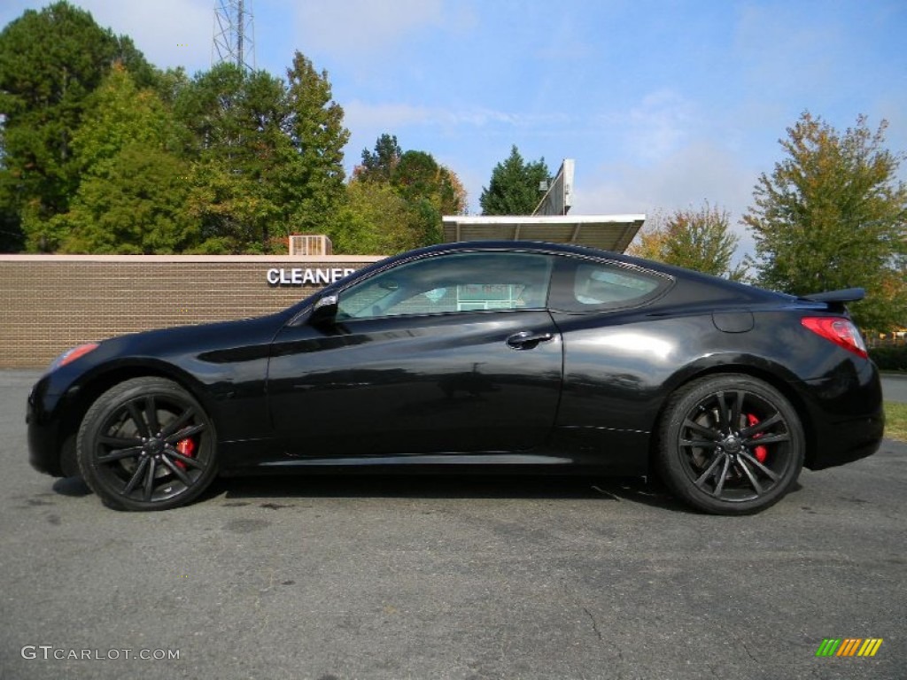 2010 Genesis Coupe 3.8 Track - Bathurst Black / Black photo #7