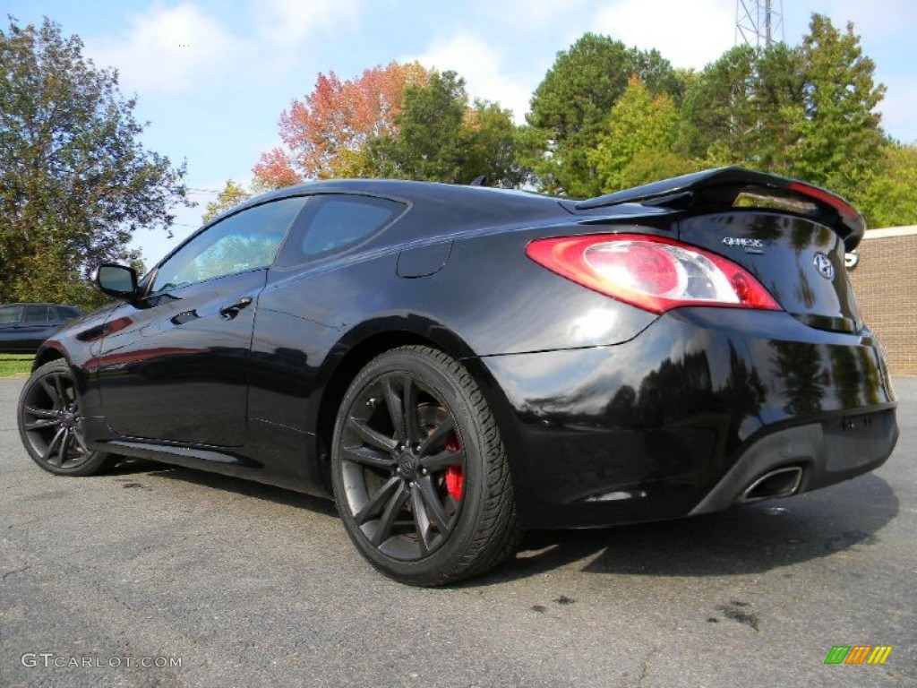 2010 Genesis Coupe 3.8 Track - Bathurst Black / Black photo #8