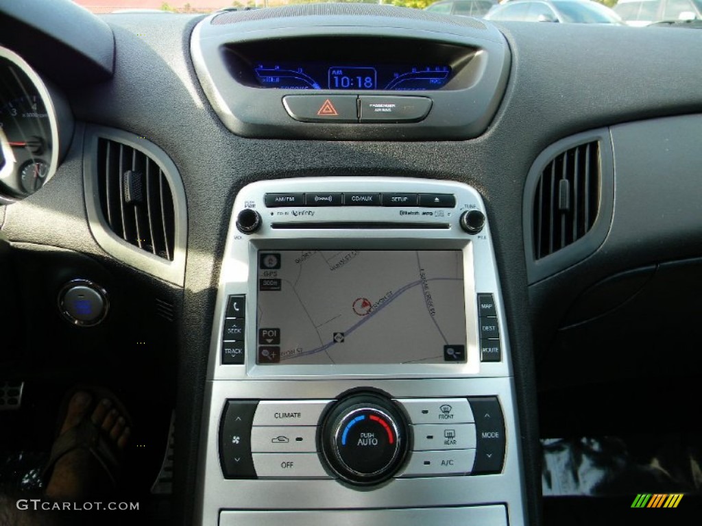 2010 Genesis Coupe 3.8 Track - Bathurst Black / Black photo #15