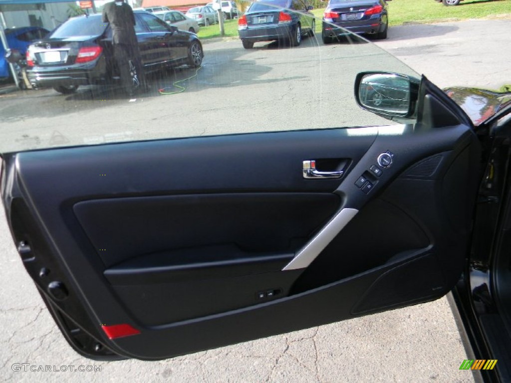 2010 Genesis Coupe 3.8 Track - Bathurst Black / Black photo #18