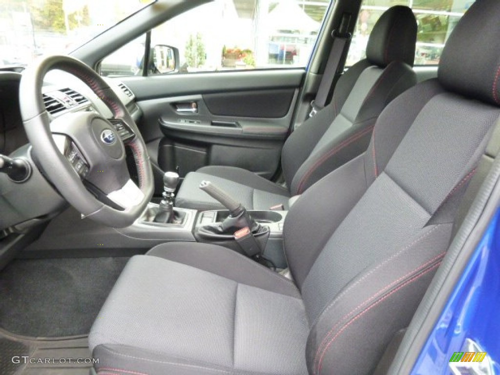 2015 Subaru WRX Standard WRX Model Front Seat Photo #108200420