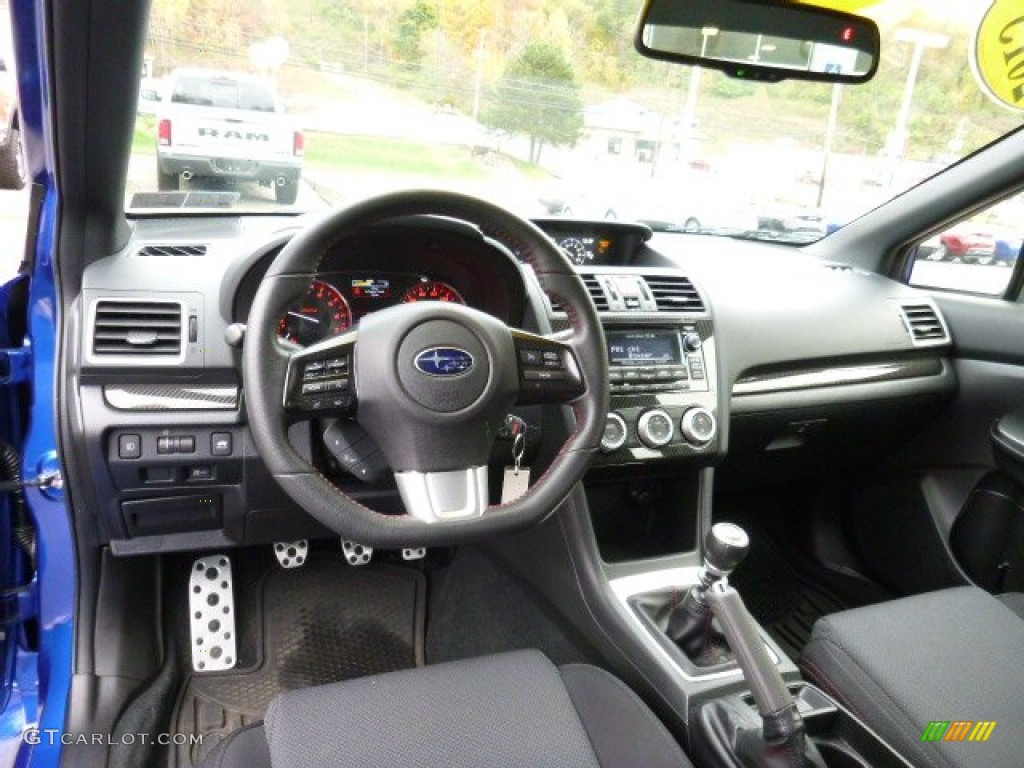 Carbon Black Interior 2015 Subaru WRX Standard WRX Model Photo #108200444