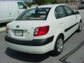 2008 White Kia Rio LX Sedan  photo #3