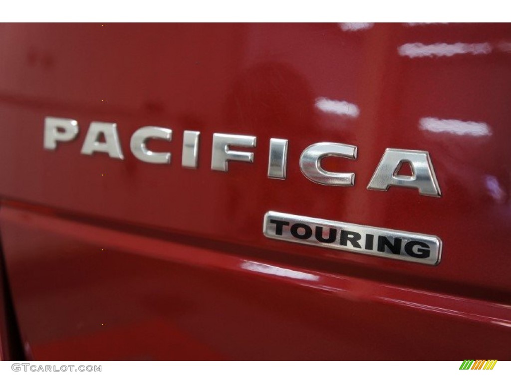2008 Pacifica Touring AWD - Inferno Red Crystal Pearlcoat / Pastel Slate Gray photo #86