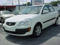 2008 White Kia Rio LX Sedan  photo #7