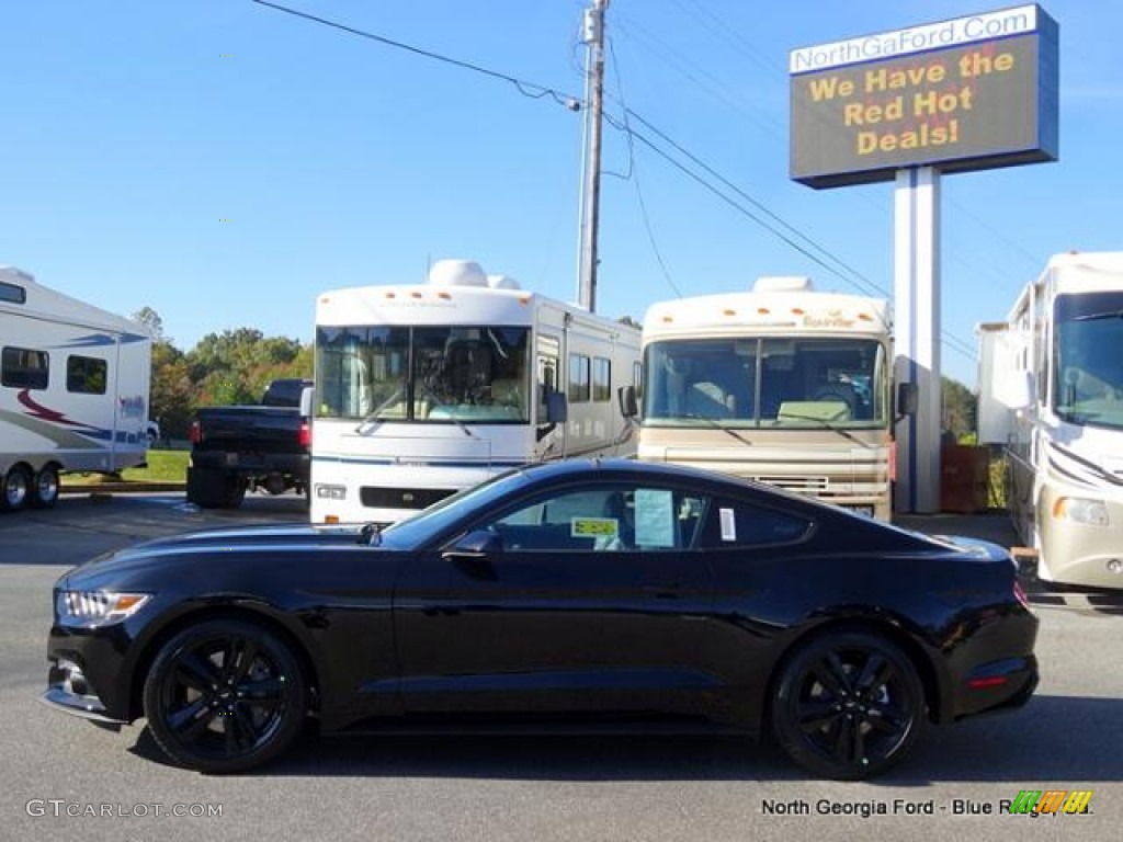 2016 Mustang EcoBoost Coupe - Shadow Black / Ebony photo #2