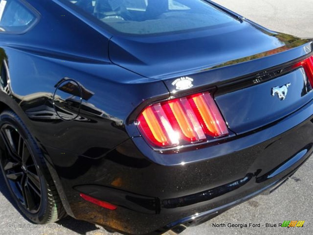 2016 Mustang EcoBoost Coupe - Shadow Black / Ebony photo #31